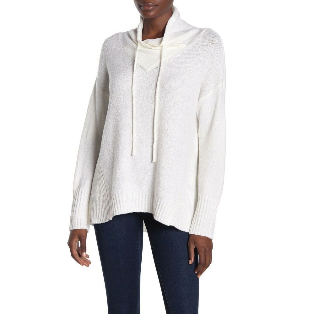 Philosophy Funnel Neck Pullover NWT XL White